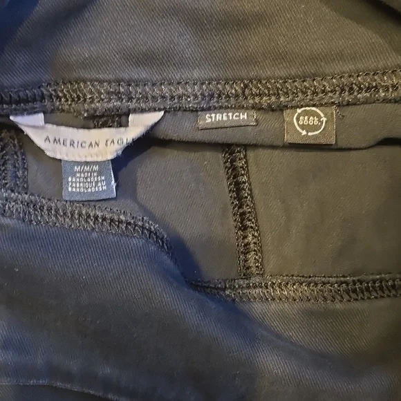 Black American Eagle Pull On Jeans - Picture 5 of 6